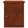 vidaXL Пощенска кутия за пратки с врата Ръждясало 47.5 x 38 x 59 см