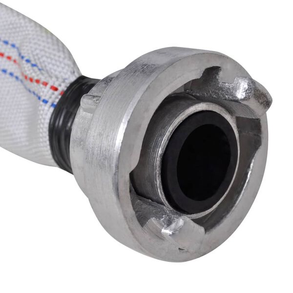 vidaXL Пожарен шланг плосък маркуч 30 м съединители Щорц тип D 1 инч