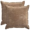 vidaXL Калъфка за възглавница 2 pcs HOUTEN Кафяво 70 x 70 cm