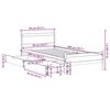 vidaXL Рамка за легло без матрак, 90x200 см, масивна чамова дървесина