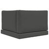 vidaXL Възглавница за диван на открито 3 pcs Антрацит Полиестер