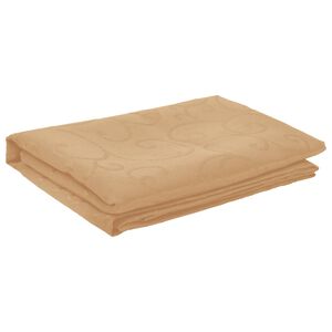 vidaXL Плат за маса Правоъгълна Бежово 110 x 140 см