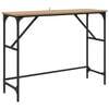 vidaXL Конзолна маса Дъб 100 x 32 x 75 см Инженерна дървесина