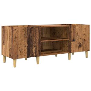 vidaXL Шкаф за грамофонни плочи 121 x 38 x 48 cm Инженерна дървесина