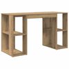 vidaXL Бюро Дъб Инженерно дърво 130 x 50.5 x 75 см