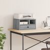 vidaXL Стойка за принтер, сив сонома, 40x32x22,5 см, инженерно дърво