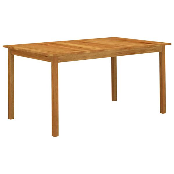 vidaXL Градински трапезен комплект, 7 части, сив