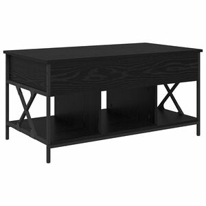 vidaXL Масичка за кафе Черния дъб 100 x 55 x 48.5 см
