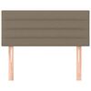 vidaXL Горна табла за легло, таупе, 100x5x78/88 см, плат