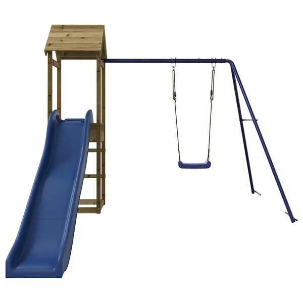 vidaXL Комбинирано детско съоръжение за игра, импрегниран бор