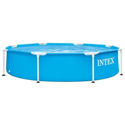 Intex Басейн с метална рамка, 244x51 cм