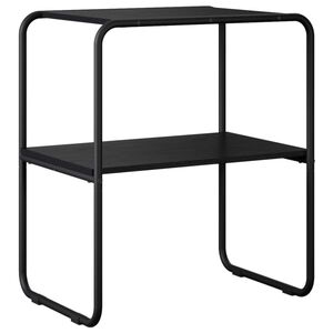 vidaXL Конзолна маса Черен дъб 60 x 42,5 x 70 см Инженерна дървесина