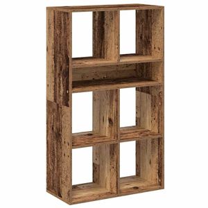 vidaXL Библиотека, старо дърво, 66x31x112 см, инженерно дърво