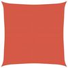 vidaXL Платно-сенник, 160 г/м&sup2;, теракота, 5x5 м, HDPE