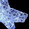 vidaXL 3D звезда Студено бяло 55 x 53.5 x 10 см Акрил