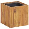 vidaXL Градинска повдигната леха сандък 24,5x24,5x25 см акация масив