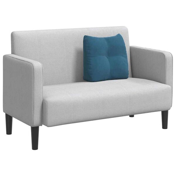 vidaXL Възглавница за гръб Синьо 45 x 24 x 50 см Кадифе