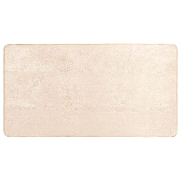 vidaXL Каса за килим MARSA Крем 100 x 80 cm Полиестер и PVC
