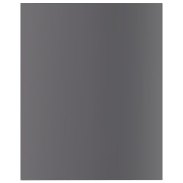 vidaXL Рафтове, 8 бр, сив гланц, 40x50x1,5 см, инженерно дърво
