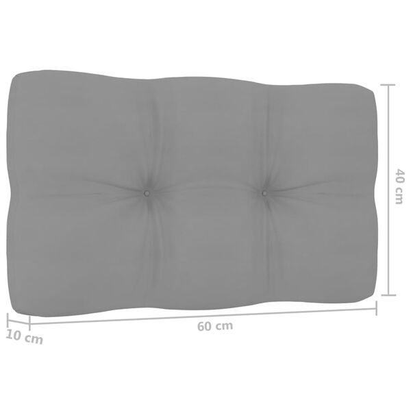 vidaXL Градинска ъглова пейка с възглавници, 239 см, импрегниран бор