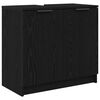 vidaXL Шкаф за баня Черния дъб 64,5 x 33,5 x 59 см Инженерна дървесина