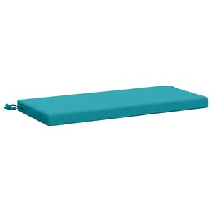 vidaXL Възглавница за пейка SOEST 100% полиестер Тюркоаз