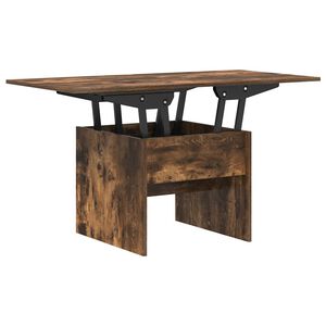 vidaXL Масичка за кафе Опушен дъб 55 x 54,5 x 45 см
