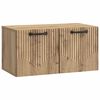 vidaXL Стенно монтиран ТВ шкаф 59,5 x 31 x 30 см Дъб артизан