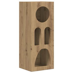 vidaXL Служебен шкаф Дъб 40 x 35 x 100.5 см Инженерно дърво