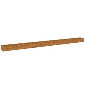 vidaXL Градинска повдигната леха 770x50x36 см кортенова стомана