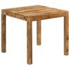 vidaXL Трапезна маса, мангово дърво масив, 82x80x76 cм