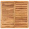 vidaXL Градинска трапезна маса, 120x120x77 cм, тиково дърво масив