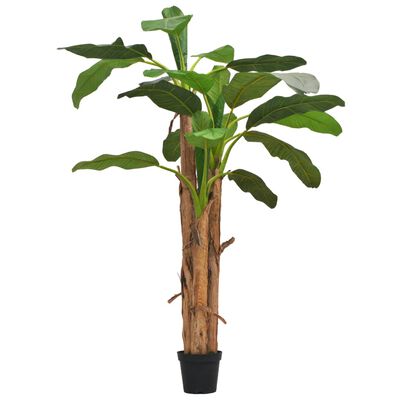 vidaXL Изкуствено растение банан в саксия, 250 см, зелено