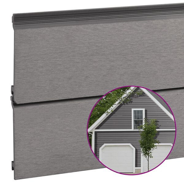 vidaXL Стенни облицовъчни панели, 8 бр, 170x15 см, WPC