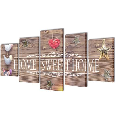 Декоративни панели за стена Home Sweet Home Design, 200 x 100 см