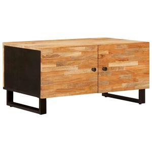 vidaXL Масичка за кафе Кафяво 80 x 50 x 40 cm Солидно мангово дърво