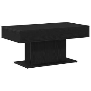 vidaXL Масичка за кафе Черния дъб 96 x 50 x 45 см Инженерна дървесина