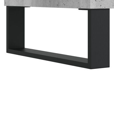 vidaXL ТВ шкаф, Бетонно сиво, 150x30x50 см, инженерно дърво