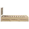 vidaXL Рамка за легло Сонома дъб 90 x 190 cm Инженерна дървесина