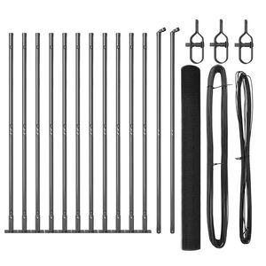 vidaXL Стълб за ограда. Сиво