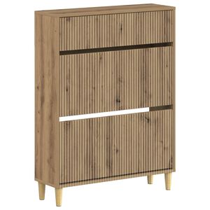 vidaXL Шкаф за обувки ARNHEM 78 x 24 x 103 см Инженерна дървесина
