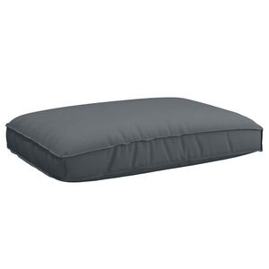 vidaXL Възглавница Оксфордска тъкан Антрацит 120 x 80 x 12 cm
