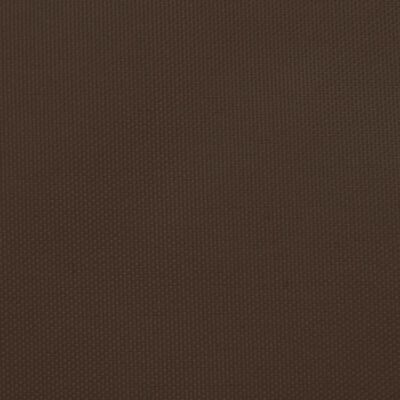vidaXL Платно-сенник, Оксфорд текстил, трапец, 4/5x4 м, кафяво