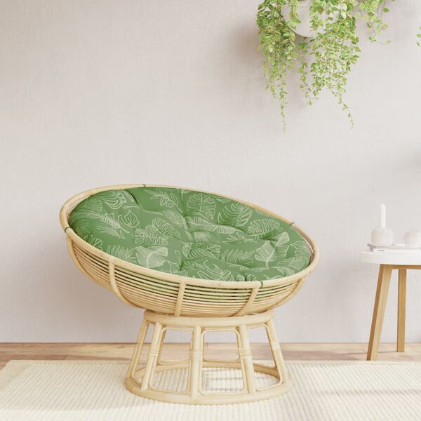 vidaXL Кръгла възглавница на листа &Oslash; 100 x11 см Оксфорд плат