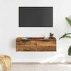 vidaXL Стенен шкаф, старо дърво, 68x30x20 см, инженерно дърво