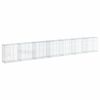vidaXL Габионна кошница с покритие, 700x50x100 см, поцинковано желязо