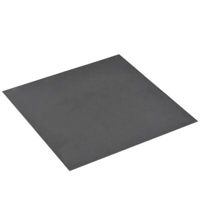 vidaXL Самозалепващи подови дъски 20 бр PVC 1,86 м² черен мрамор