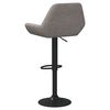 vidaXL Бар табуретки, 2 бр, светлосиви, кадифе