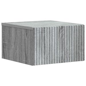 vidaXL Спален шкаф с монтаж на стена Сива сонома 33 x 34,5 x 20 см