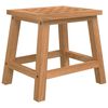vidaXL Табуретка стълба 29x22,5x25,5 см масивна орехова дървесина